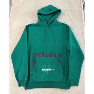 DMX Shoe Palace Exodus 1:7 Mens L Green Hoodie Graphic Pullover Sweatshirt EUC